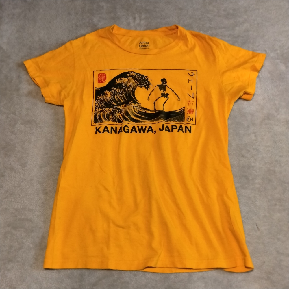 RARE Yellow Graphic Tee-shirt